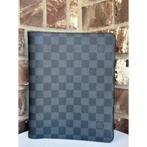 Louis Vuitton Desk Agenda Cover Damier Graphite	41139